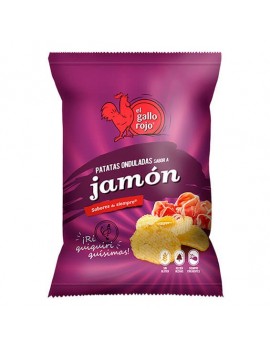 Comprar Patatas Onduladas sabor Jamón El Gallo Rojo