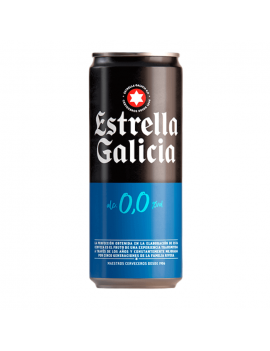 Estrella Galicia 0,0 Lata Pack 24 x 33 cl Estrella Galicia 0,0 Lata Pack 24 x 33 cl